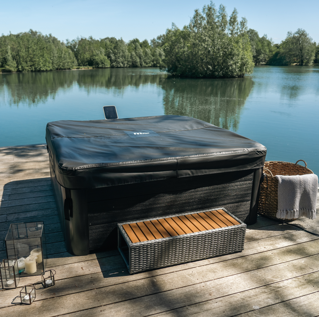 MSpa FRAME OSLO Inflatable Hot Tub Spa with Hydrojets & Bubbles (up to