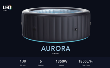 MSPA Urban AURORA Inflatable Hot Tub Spa (6 people)